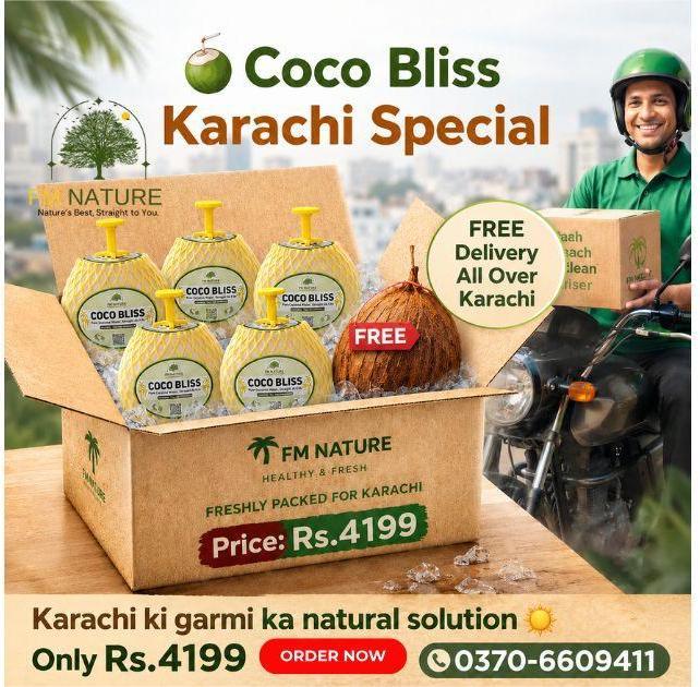 COCO BLISS Karachi Offer - Only For Karachi