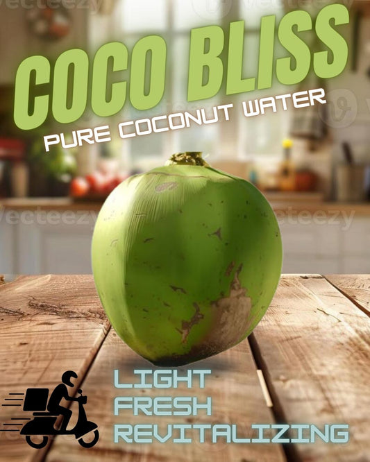 Whole Green Coconut Water (Fresh and Natural)